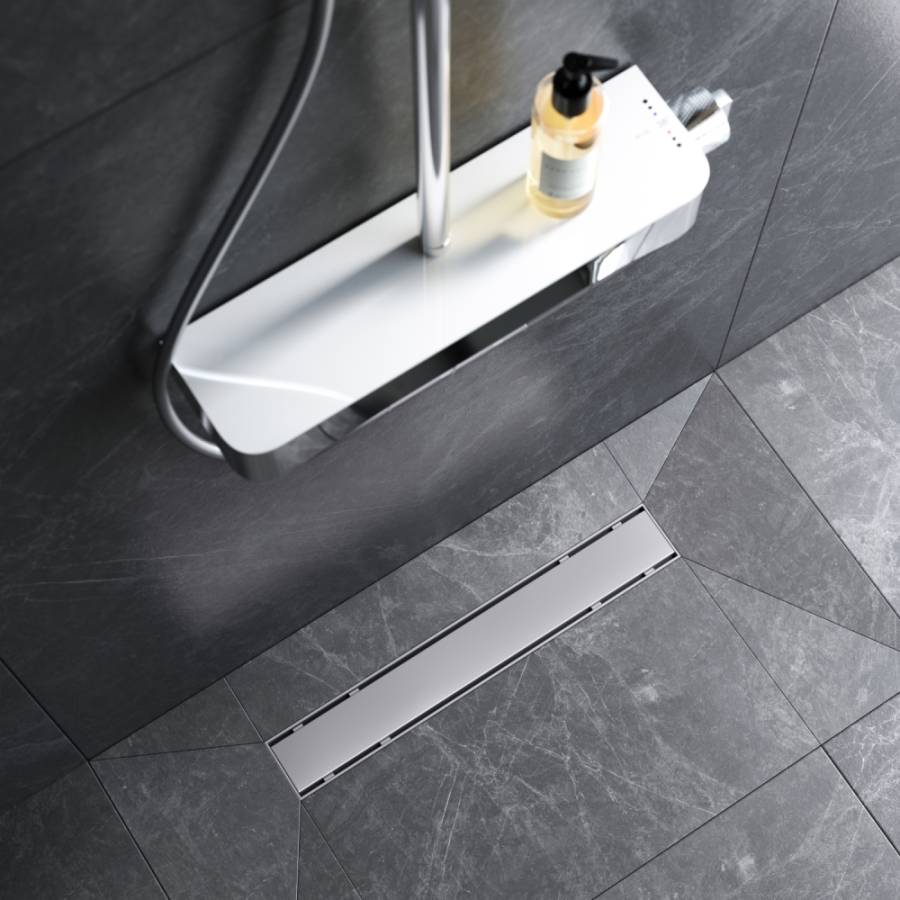 W02SC-U11-050-04SB PrimeFlow Трап для душа линейный универс затвор Tile 50см цвет сталь мат W02SC-U11-050-04SB PrimeFlow Трап для душа линейный универс затвор Tile 50см цвет сталь мат