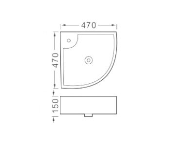 Раковина Акватек AQ5166B-00