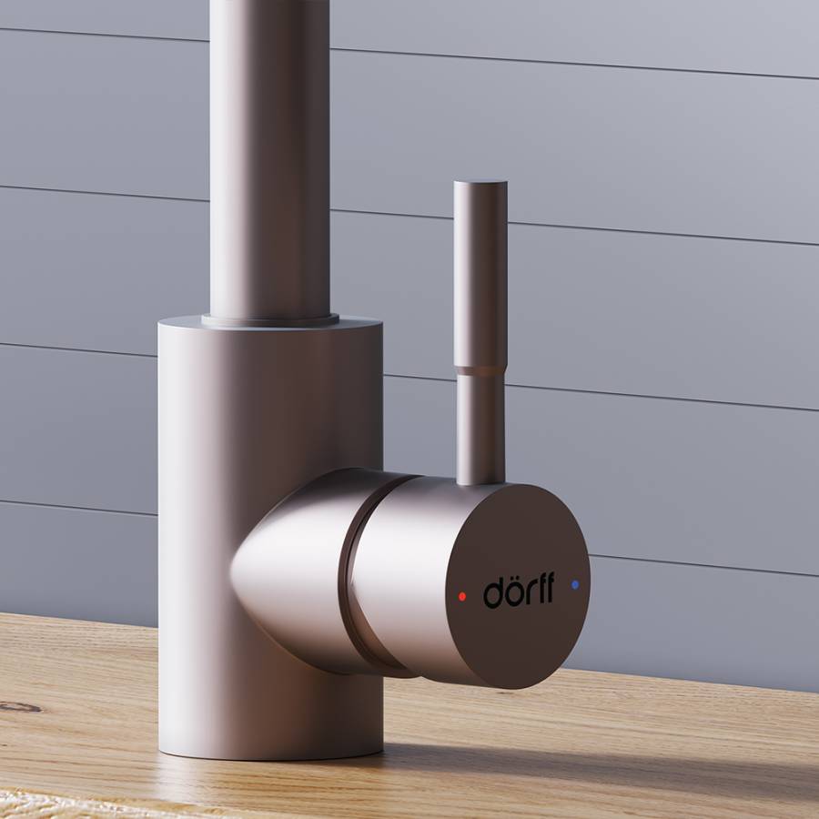 D3007511 Logic Кухонный смеситель  с вытягивающимся изливом, сатин D3007511 Logic Кухонный смеситель  с вытягивающимся изливом, сатин