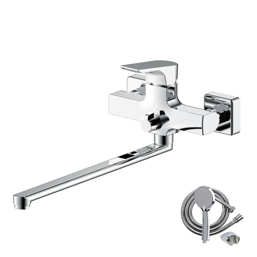 Смеситель д/ванны с длинным изливом PORTO, арт.11221PR Смеситель д/ванны с длинным изливом PORTO, арт.11221PR