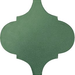 Плитка настенная 65008 Арабески Майолика зеленый 26*30*7 (10шт\0.59м2), м2