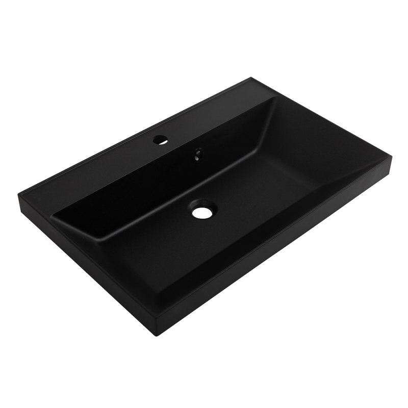 Раковина из искусственного камня BelBagno BB700/450-LV-ART-AST-NERO Раковина из искусственного камня BelBagno BB700/450-LV-ART-AST-NERO