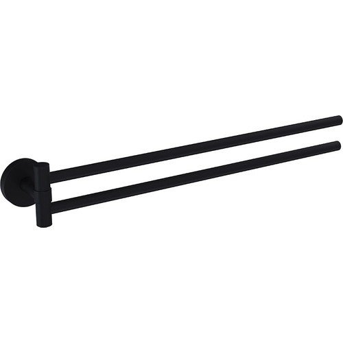 Двойной полотенцедержатель 42 см в комплекте с креплением Piave черный мат. 3015-0016-AB, шт Двойной полотенцедержатель 42 см в комплекте с креплением Piave черный мат. 3015-0016-AB, шт
