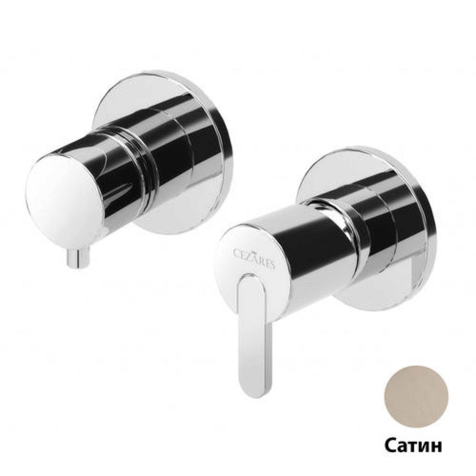 LEAF-VDIM3-L-ST Встраиваемый однорычажный смеситель на 3 выхода, исполнение Satinox LEAF-VDIM3-L-ST Встраиваемый однорычажный смеситель на 3 выхода, исполнение Satinox