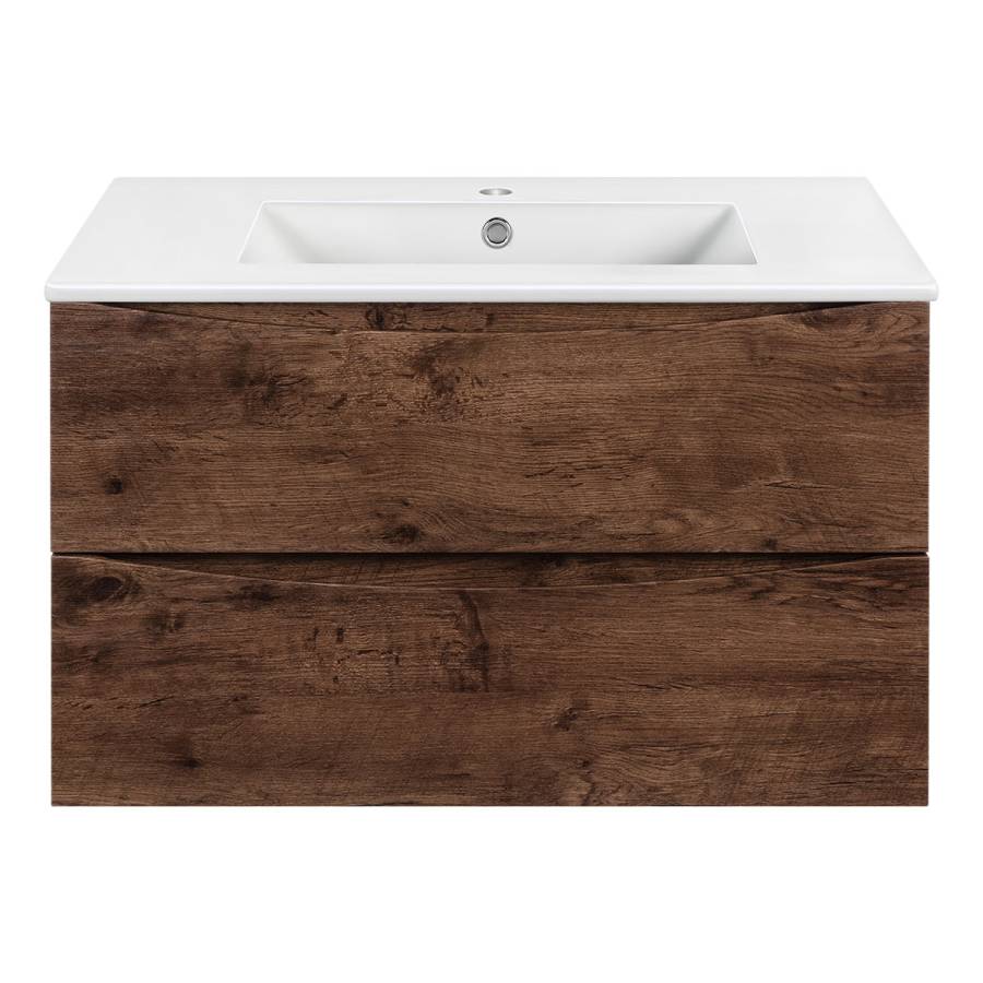 База под керамическую раковину Mia 800 подвесная, 2 выкатных ящика soft close, R.Wood База под керамическую раковину Mia 800 подвесная, 2 выкатных ящика soft close, R.Wood