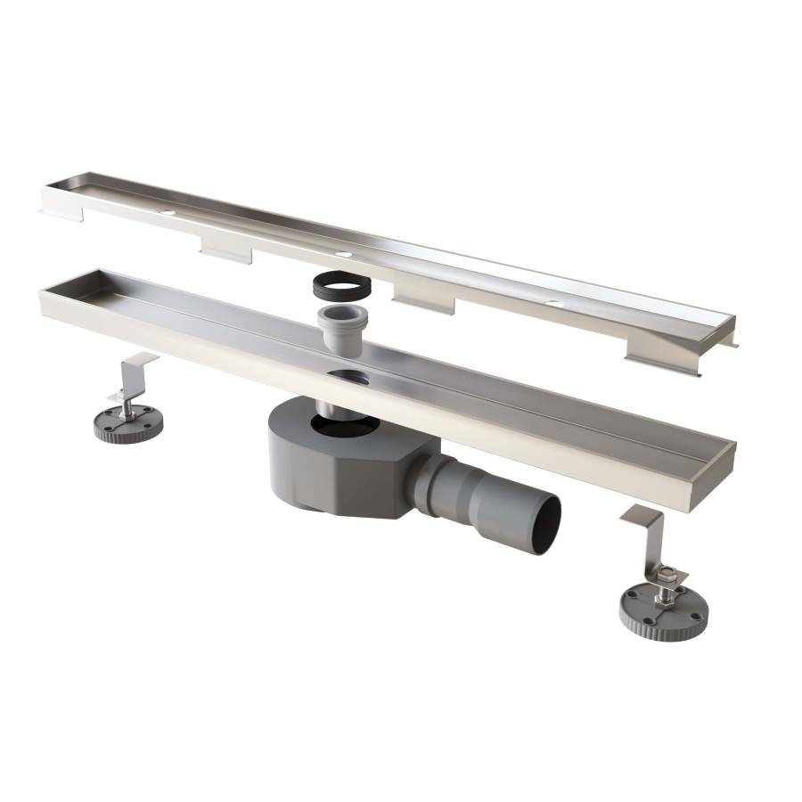 Душевой трап RGW SDR-08-40 прямой 400 хром Ø 50 мм сифон + ножки Душевой трап RGW SDR-08-40 прямой 400 хром Ø 50 мм сифон + ножки