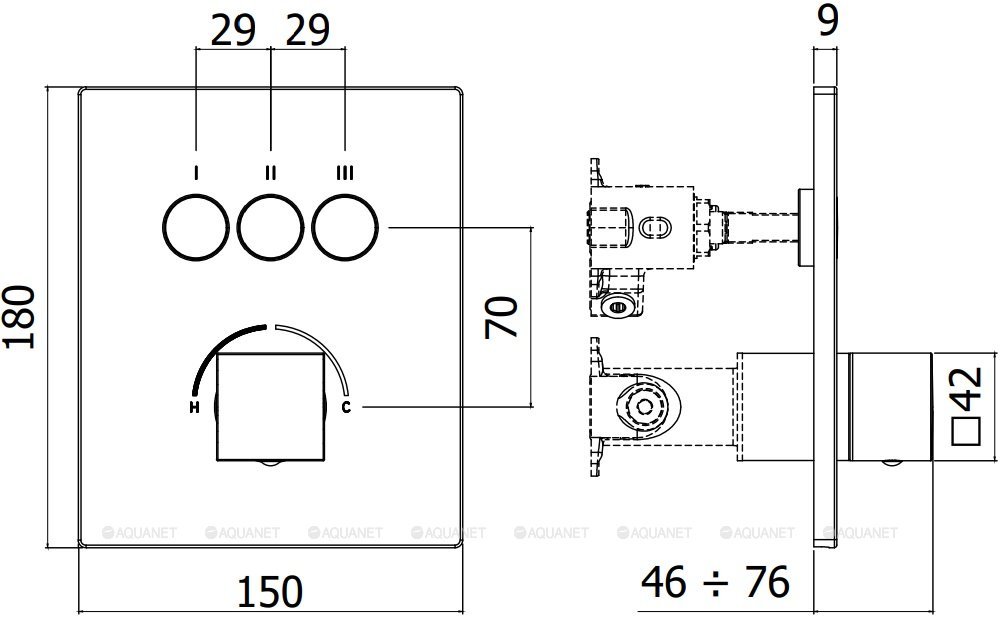 Смеситель для душа Paffoni Compact Box CPM519BO Смеситель для душа Paffoni Compact Box CPM519BO