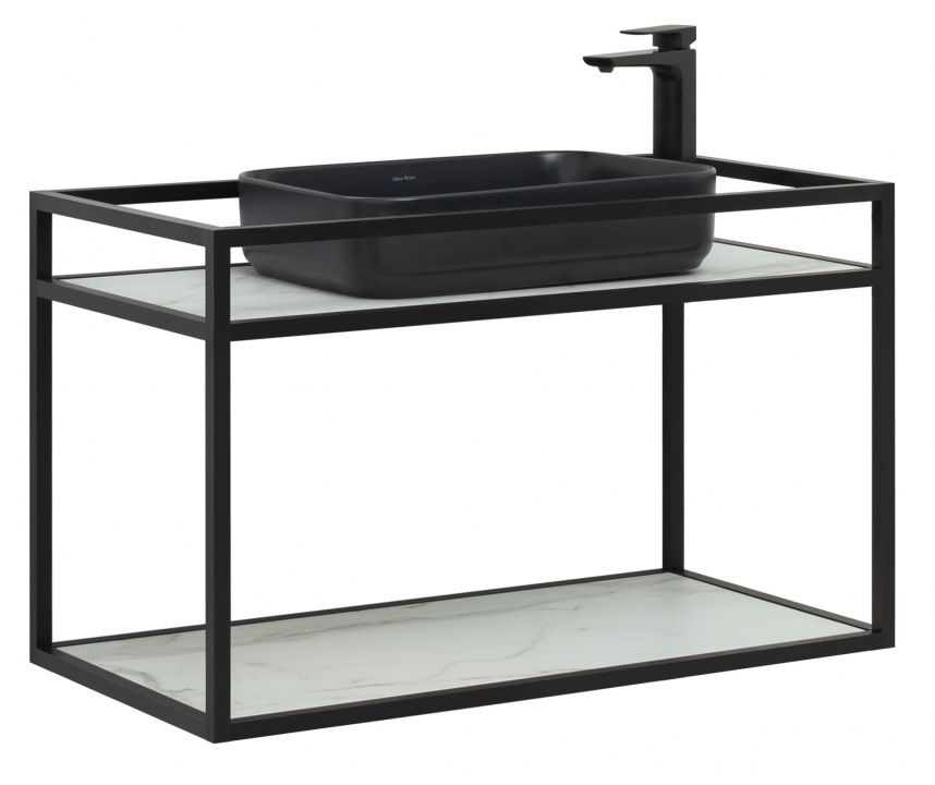 Консоль под раковину Allen Brau Liberty 90 1.33003.BB черный браш Консоль под раковину Allen Brau Liberty 90 1.33003.BB черный браш