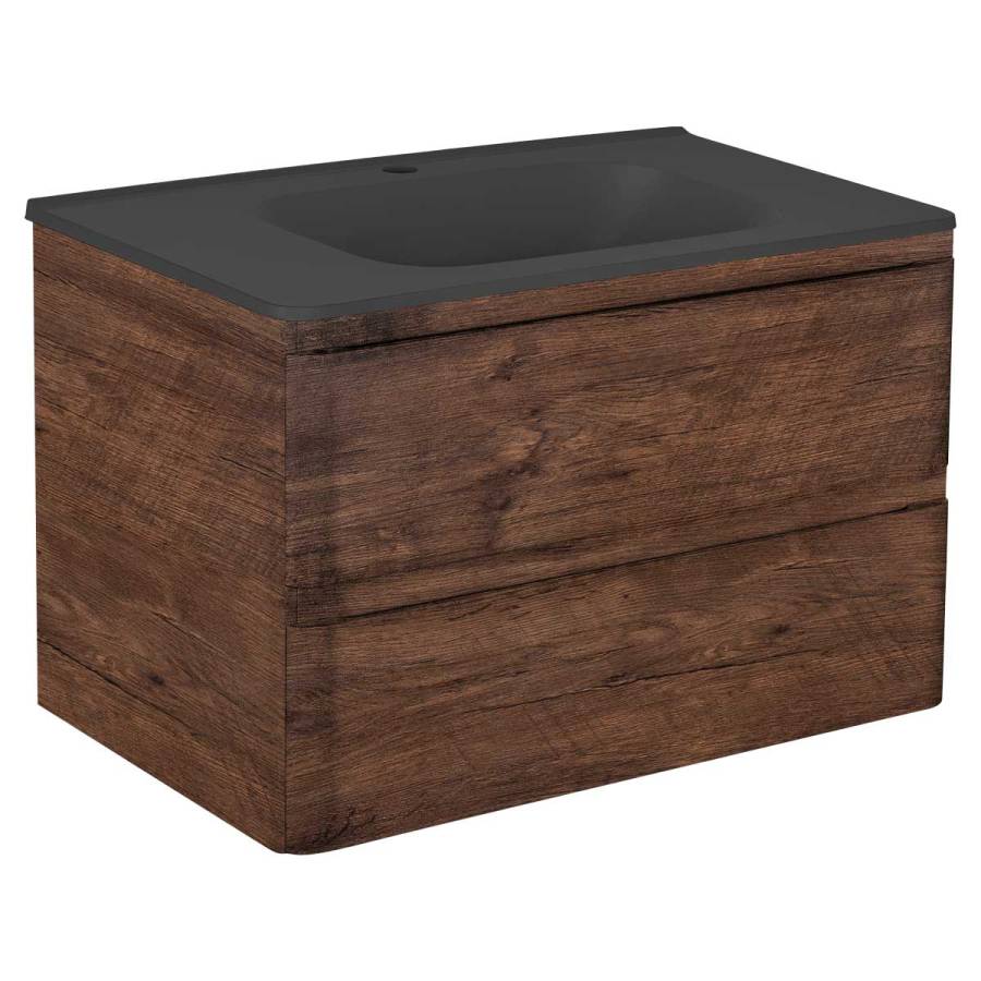 База под раковину Vico 800 подвесная, 2 выкатных ящика soft close, R.Wood База под раковину Vico 800 подвесная, 2 выкатных ящика soft close, R.Wood