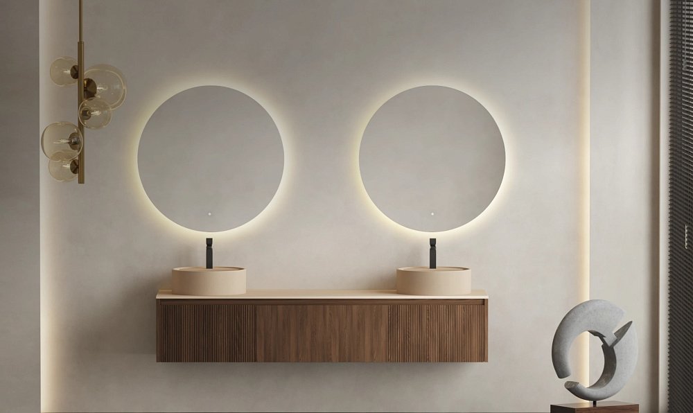 Зеркало для ванной OMBRA с LED подсветкой, 27M0380BH Зеркало для ванной OMBRA с LED подсветкой, 27M0380BH