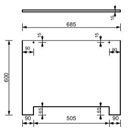 Боковая панель для ванны 170х70 см Creto Nova 23-3112 белая Боковая панель для ванны 170х70 см Creto Nova 23-3112 белая
