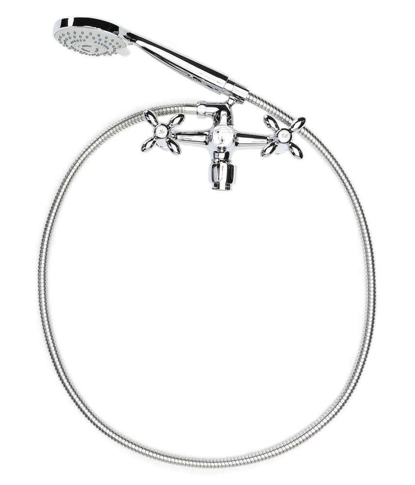 Смеситель для ванны/душа Agger Retro A1921200 с душевым набором Смеситель для ванны/душа Agger Retro A1921200 с душевым набором