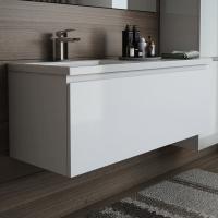 Тумба подвесная под умывальник Dallas Luxe 1150х482 левосторонняя 1 ящик (ШхГхВ) 1142х476х430 Тумба подвесная под умывальник Dallas Luxe 1150х482 левосторонняя 1 ящик (ШхГхВ) 1142х476х430