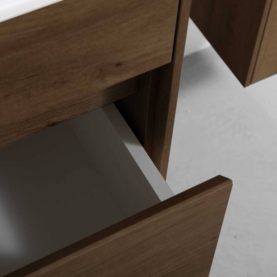 База под раковину Chiara 800 подвесная, 1 выкатной ящик soft-close, T.Oak База под раковину Chiara 800 подвесная, 1 выкатной ящик soft-close, T.Oak