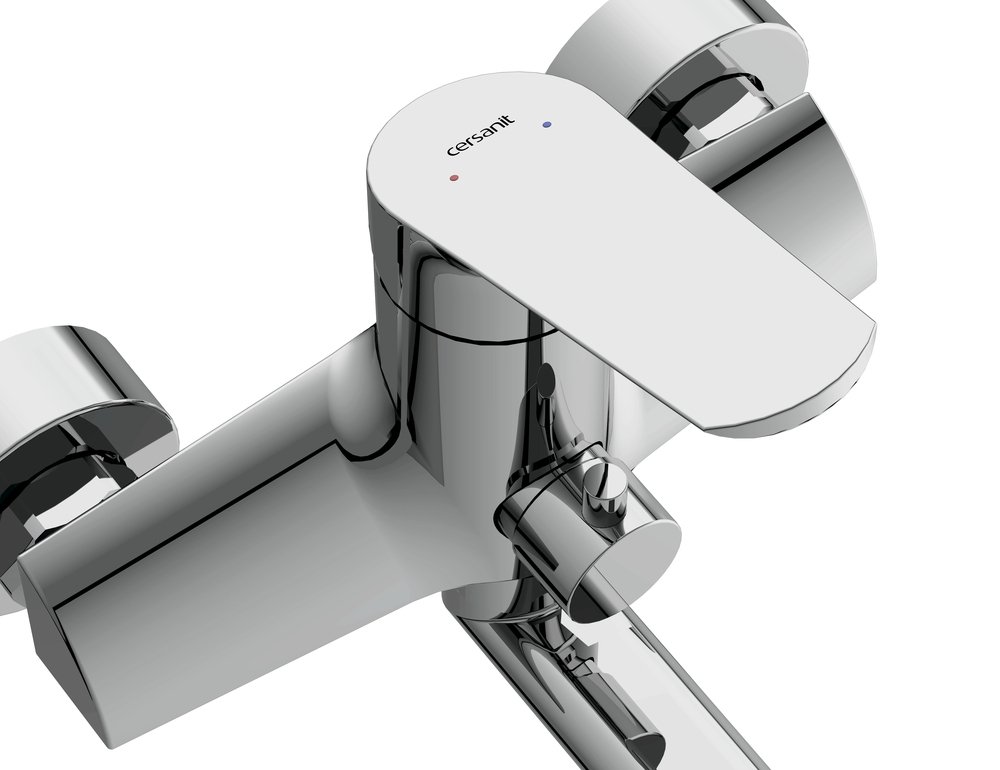 Смеситель для ванны FLAVIS с длинным изливом Смеситель для ванны FLAVIS с длинным изливом