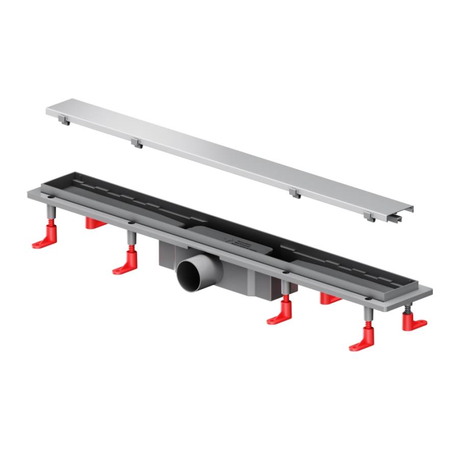 W02SC-U11-070-04SB PrimeFlow Трап для душа линейный универс затвор Tile 70см цвет сталь мат W02SC-U11-070-04SB PrimeFlow Трап для душа линейный универс затвор Tile 70см цвет сталь мат