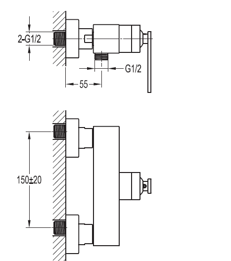 CITY-F-D-01 Смеситель для душа CITY-F-D-01 Смеситель для душа