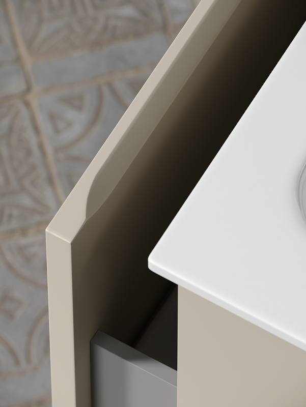 Тумба подвесная SANCOS Very 995х445х406, c одним  ящиком оснащенным доводчиками, леавая , Beige Soft , арт.VR100LCE Тумба подвесная SANCOS Very 995х445х406, c одним  ящиком оснащенным доводчиками, леавая , Beige Soft , арт.VR100LCE