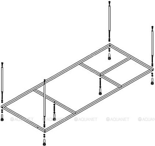 Металлический каркас для акриловой ванны CEZARES PLANE-190-90-MF-R Металлический каркас для акриловой ванны CEZARES PLANE-190-90-MF-R