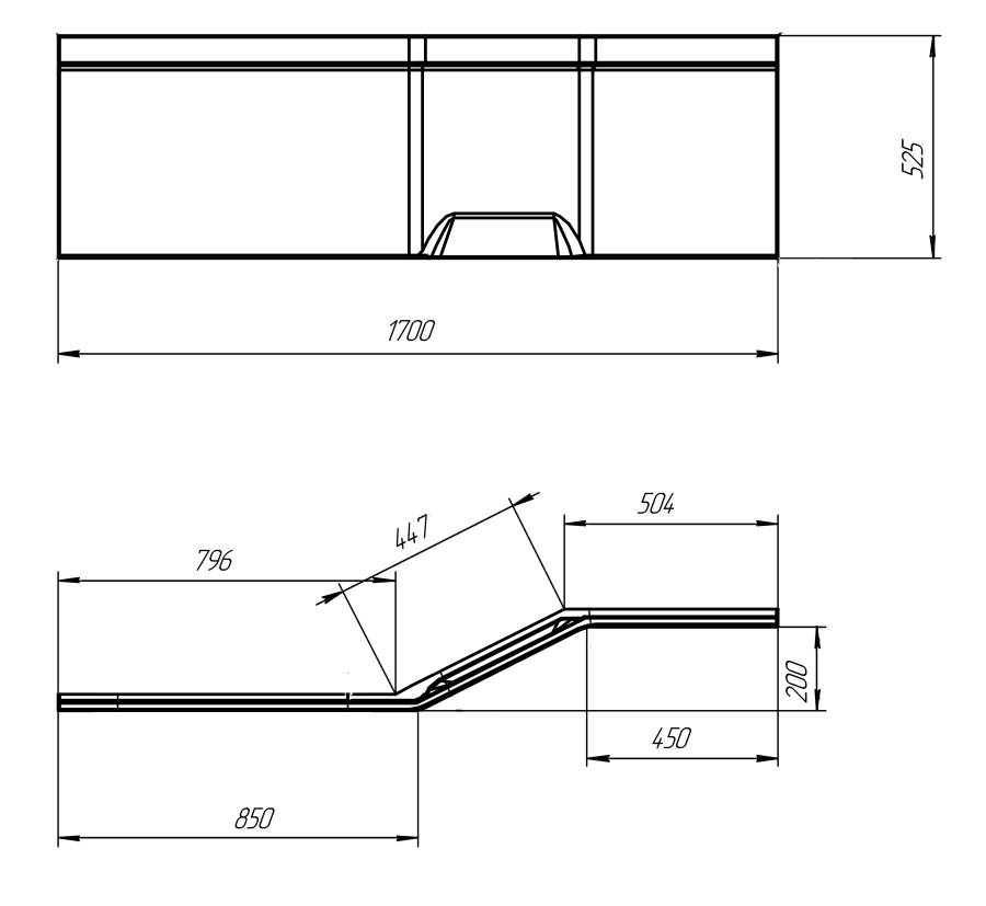 Фронтальная панель 170 см Creto Karmen П17075KAR-R белая Фронтальная панель 170 см Creto Karmen П17075KAR-R белая