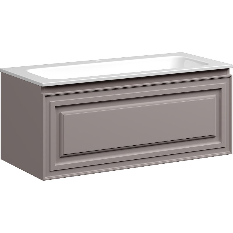 Тумба подвесная SANCOS Very 995х445х406, c одним  ящиком оснащенным доводчиками, Doha Soft , арт.VR100SM Тумба подвесная SANCOS Very 995х445х406, c одним  ящиком оснащенным доводчиками, Doha Soft , арт.VR100SM