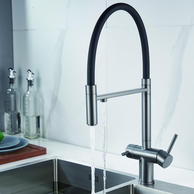 Смеситель для кухни с гибким изливом Shevanik S178 S178T Смеситель для кухни с гибким изливом Shevanik S178 S178T