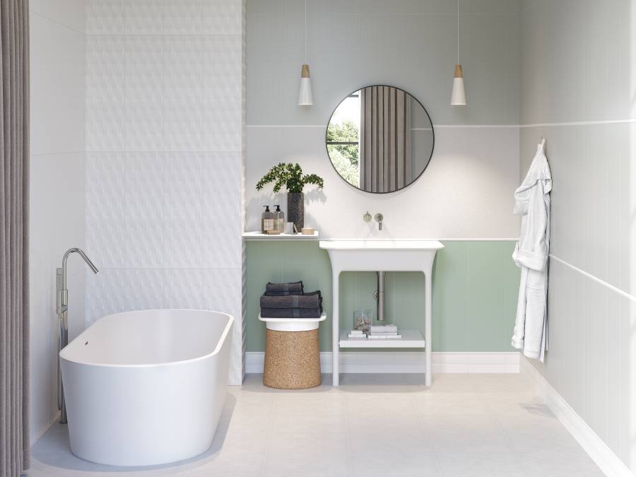 Плитка Meissen Keramik Trendy зеленый 25x75 TYU021 Плитка Meissen Keramik Trendy зеленый 25x75 TYU021