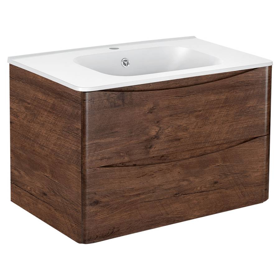 База под раковину Paola 800 подвесная, 2 выкатных ящика soft close, R.Wood База под раковину Paola 800 подвесная, 2 выкатных ящика soft close, R.Wood