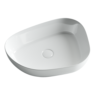 Умывальник чаша накладная неправильной формы Element 550*400*140мм