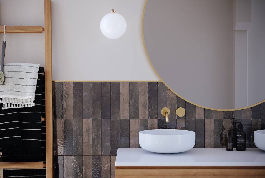 Плитка Aquarelle White 5,8х24 Плитка Aquarelle White 5,8х24