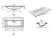 Раковина Эстет Рава 90 ФР-00002613, шт