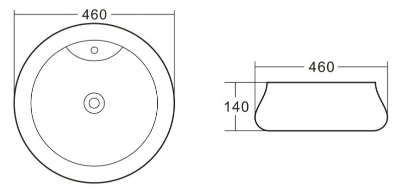 Раковина накладная BELBAGNO BB1398 Раковина накладная BELBAGNO BB1398