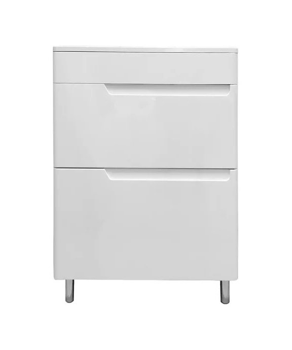 Тумба напольная под умывальник Kare Luxe 600х450 2 ящика (ШхГхВ) 598х446х860 Тумба напольная под умывальник Kare Luxe 600х450 2 ящика (ШхГхВ) 598х446х860