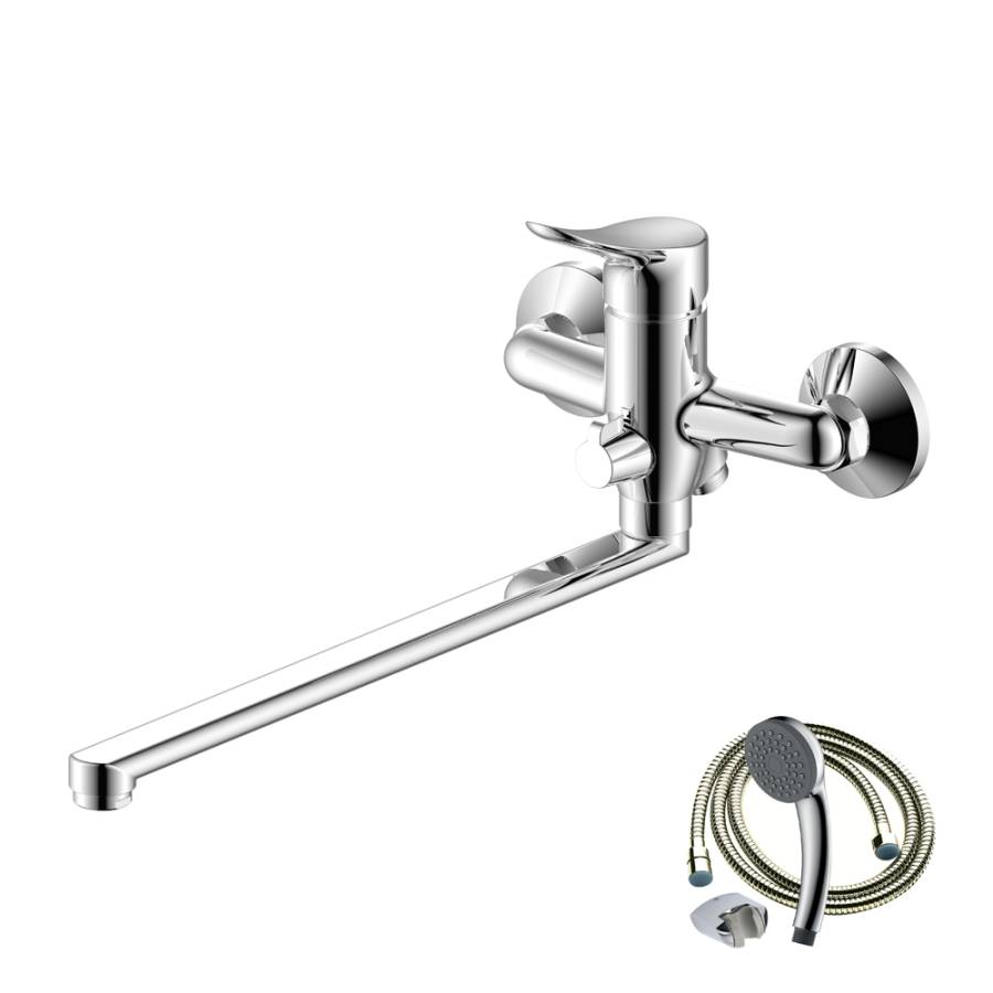 Смеситель д/ванны с длинным изливом ARRIBA, арт.09221AR Смеситель д/ванны с длинным изливом ARRIBA, арт.09221AR