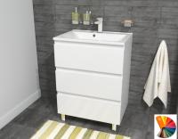 Тумба напольная под умывальник Bali New 750х450 3 ящика (ШхГхВ) 748х446х860 Тумба напольная под умывальник Bali New 750х450 3 ящика (ШхГхВ) 748х446х860