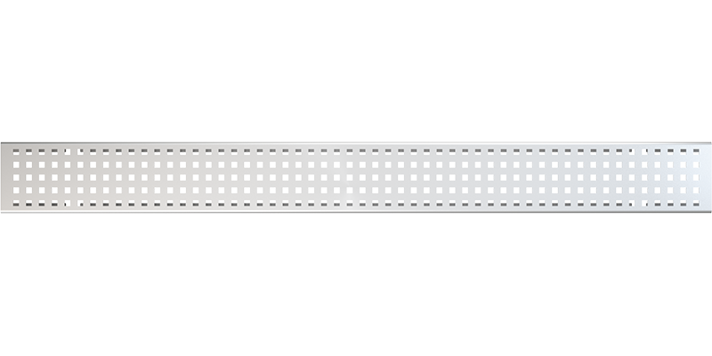 Решетка для дренажного желоба 100 мм, нержавеющая сталь Решетка для дренажного желоба 100 мм, нержавеющая сталь
