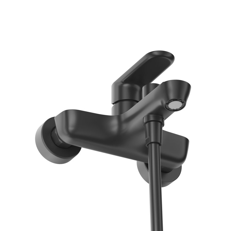 STYLUS-VD-BORO Смеситель для ванны и душа однорычажный в комплекте с ручным душем, шлангом и держателем, брашированное золото STYLUS-VD-BORO Смеситель для ванны и душа однорычажный в комплекте с ручным душем, шлангом и держателем, брашированное золото