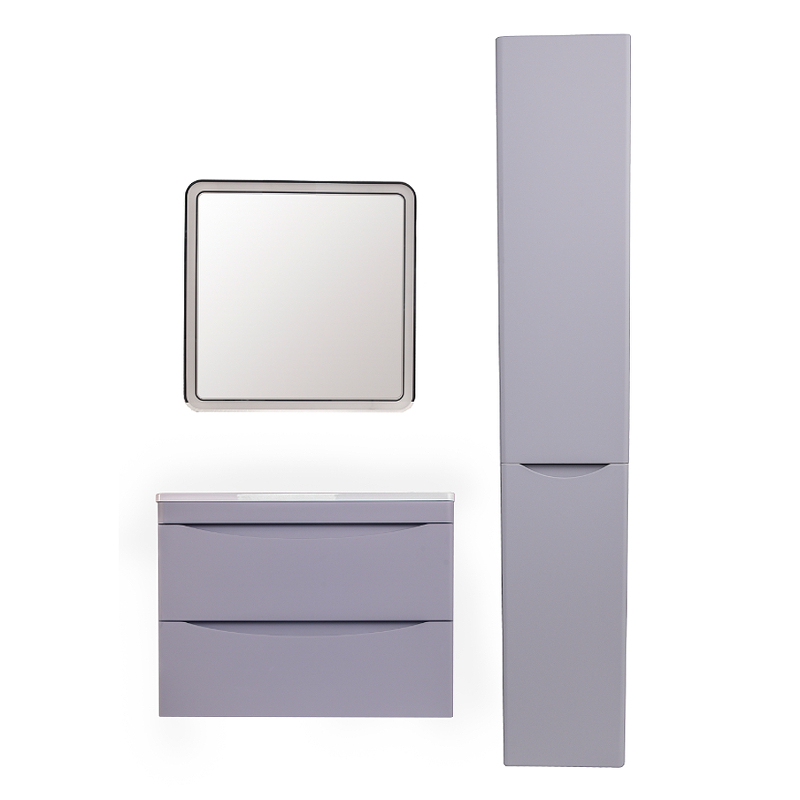 Тумба подвесная Creto Oro 70 см 24-HN70-GR серый люкс Тумба подвесная Creto Oro 70 см 24-HN70-GR серый люкс