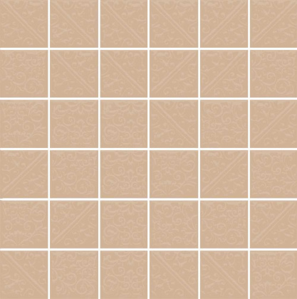 Мозаика 21050 Ла-Виллет бежевый темный 30,1*30,1*6,9(7шт/0,634м2), м2