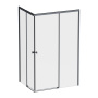W94G-403-12090-BТ Душевое ограждение X-Joy Square Slide 120х90, Черный, прозрачное