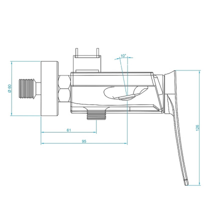 Душевая стойка RGW SP-33 Душевая стойка RGW SP-33