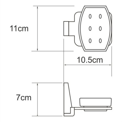 Lopau K-6029 Мыльница Lopau K-6029 Мыльница