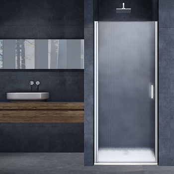 Душевая дверь Alpha VDP-3AL900MT , хром, стекло текстурное Душевая дверь Alpha VDP-3AL900MT , хром, стекло текстурное