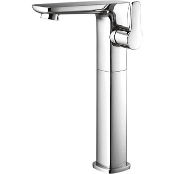 TESORO-F-LC-01-W0 Смеситель для накладных раковин, без донного клапана