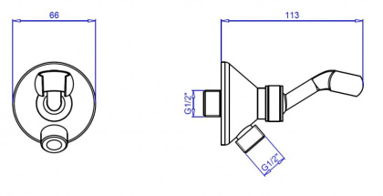 CZR-U-AI-C-02 Штуцер с держателем, классический, исполнение бронза CZR-U-AI-C-02 Штуцер с держателем, классический, исполнение бронза