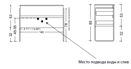 Тумба без раковины Vallessi 140*46cm  Белый глянец 4 полки 837-140-W Boheme Тумба без раковины Vallessi 140*46cm  Белый глянец 4 полки 837-140-W Boheme
