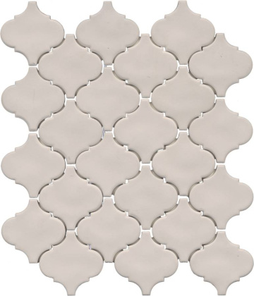 Арабески Марокко серый светлый матовый 26x30x0,7