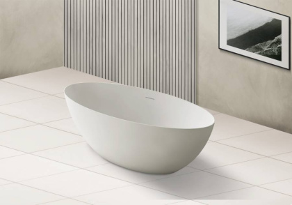 Ванна из литьевого мрамора Abber Stein 180х85 AS9625-1.8