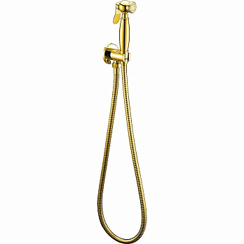 CZR-U-IFSC1-03/24 Гигиенический душ со шлангом 120см и штуцером с держателем, золото