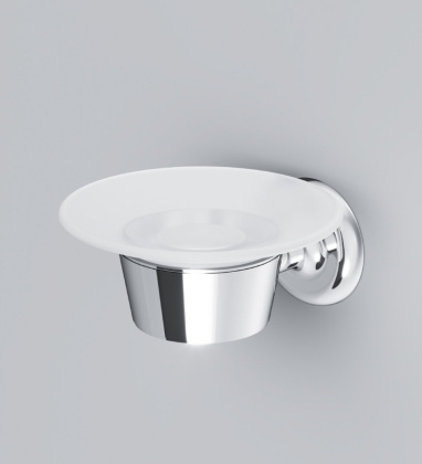 A8034200 Like, Стеклянная мыльница с настенным держателем